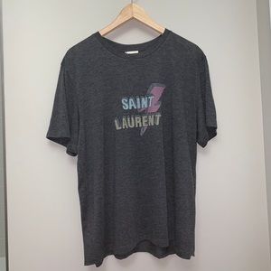 Saint Laurent Paris Bolt Tee Shirt SLP
